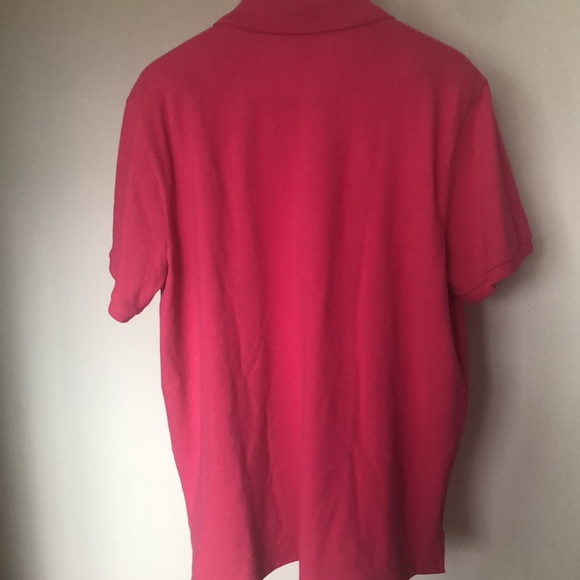 Gap Pink Stretch Pique Moisture Wicking Polo Short Sleeve Sz XL - Picture 3 of 7